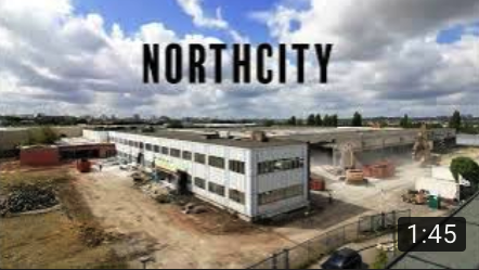 Northcity Haren un espace acheté par Citydev et développé par Futurn sur un immense espace autrefois entrepôt pour Orchestra Prémaman.